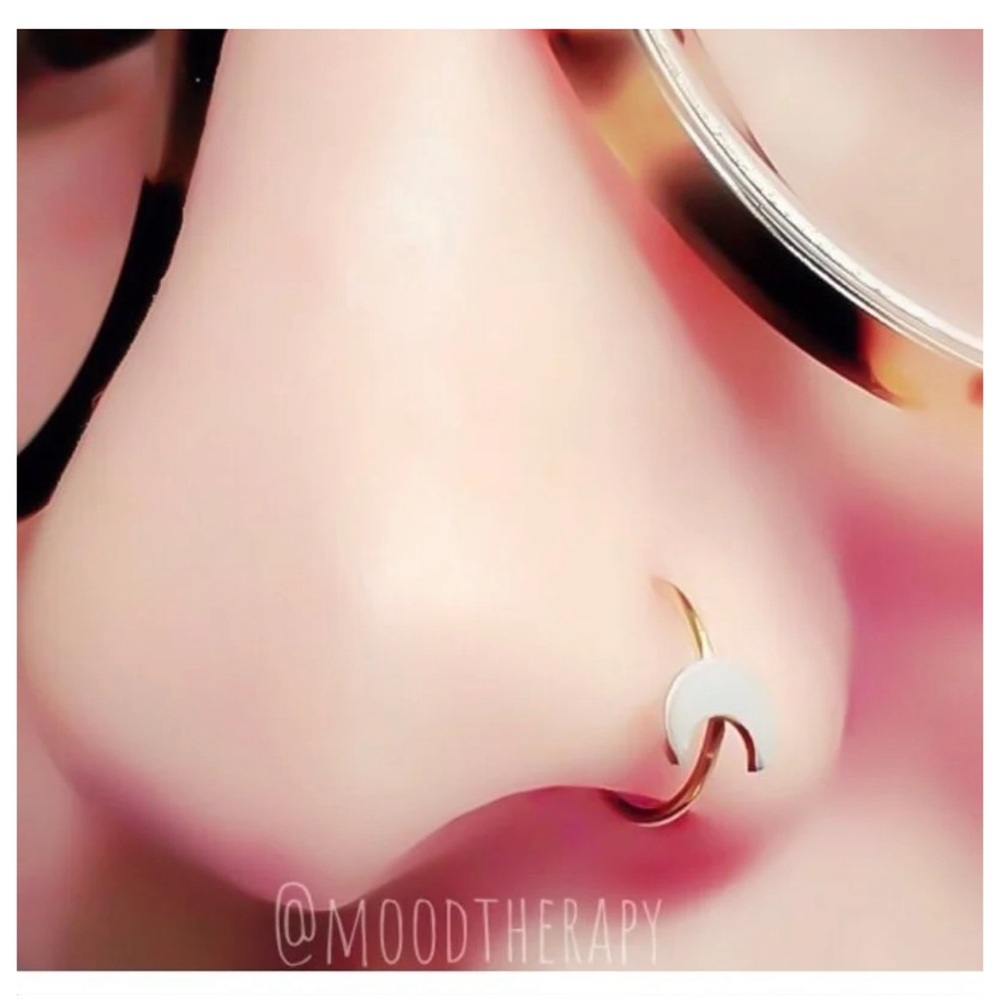 Crescent Moon Nose Ring